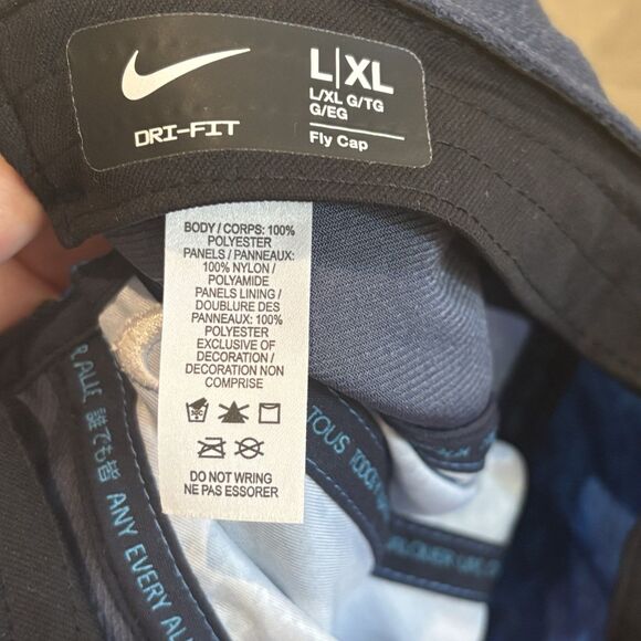 Nike Fly 5 Panel Hat USA Olympic Team Patches Sz L/XL Dri Fit Blue Running NWT - Picture 6 of 6